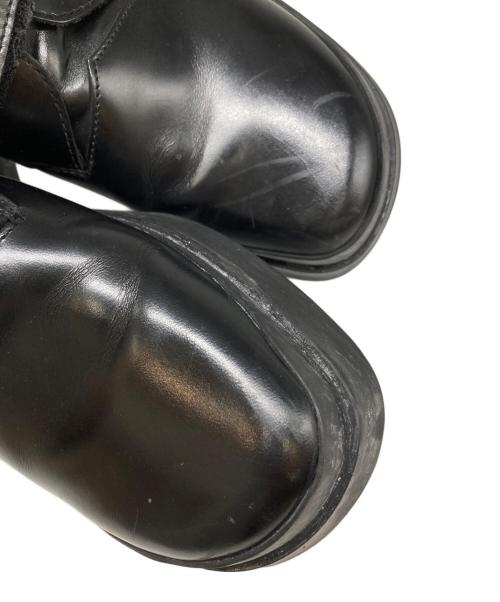 PRADA（プラダ）PRADA (プラダ) レザーシューズ ブラック サイズ:81／2の古着・服飾アイテム