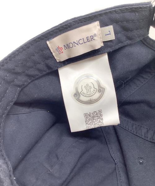 MONCLER（モンクレール）MONCLER (モンクレール) G19543B10000 キャップ ネイビー サイズ:Lの古着・服飾アイテム