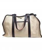 BROOKLYN MUSEUMブルックリン ミュージアム）の古着「キャンバストートバッグ」｜アイボリー×ブラック