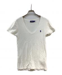 POLO RALPH LAUREN（ポロ・ラルフローレン）の古着「Tシャツ」｜ホワイト