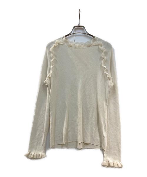 IENA（イエナ）IENA (イエナ) Frill Compactプルオーバー アイボリー サイズ:ーの古着・服飾アイテム