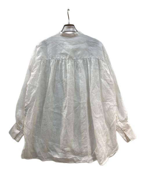 IENA（イエナ）IENA (イエナ) バックギャザーシャツ ホワイト サイズ:ーの古着・服飾アイテム