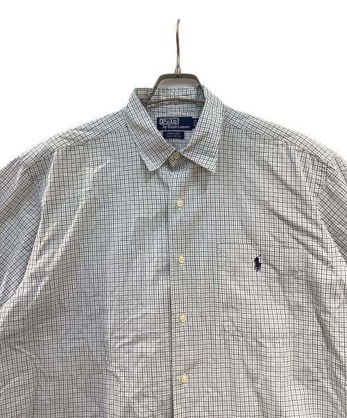 POLO RALPH LAUREN（ポロ・ラルフローレン）POLO RALPH LAUREN (ポロ・ラルフローレン) 半袖シャツ ネイビー サイズ:Ⅼの古着・服飾アイテム