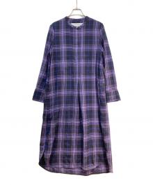 ticca（ティッカ）の古着「シャツワンピース」｜パープル