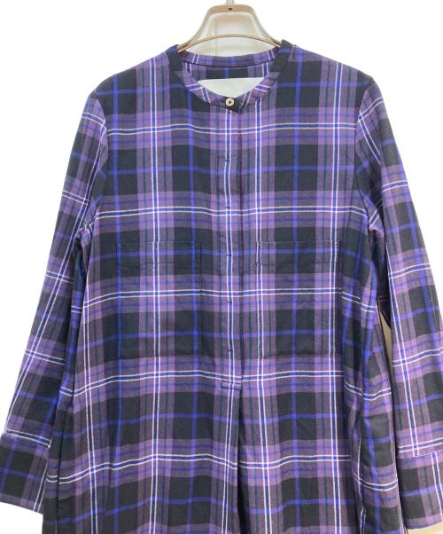 ticca（ティッカ）TICCA (ティッカ) シャツワンピース パープル サイズ:Freeの古着・服飾アイテム