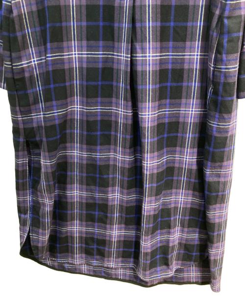 ticca（ティッカ）TICCA (ティッカ) シャツワンピース パープル サイズ:Freeの古着・服飾アイテム