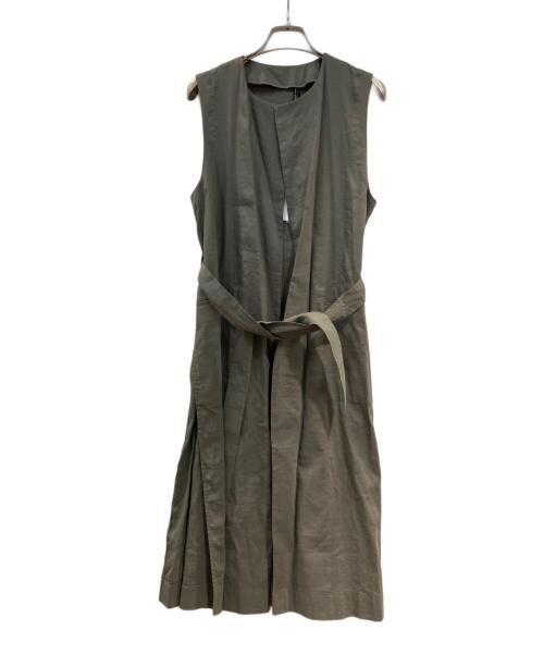 theory（セオリー）theory (セオリー) ロングジレ グリーン サイズ:Sの古着・服飾アイテム