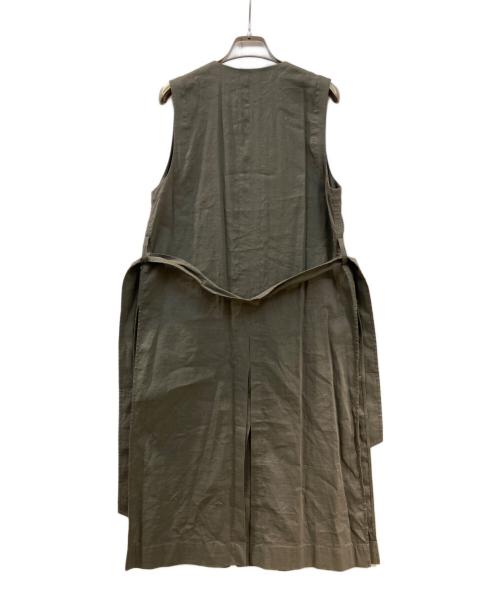 theory（セオリー）theory (セオリー) ロングジレ グリーン サイズ:Sの古着・服飾アイテム