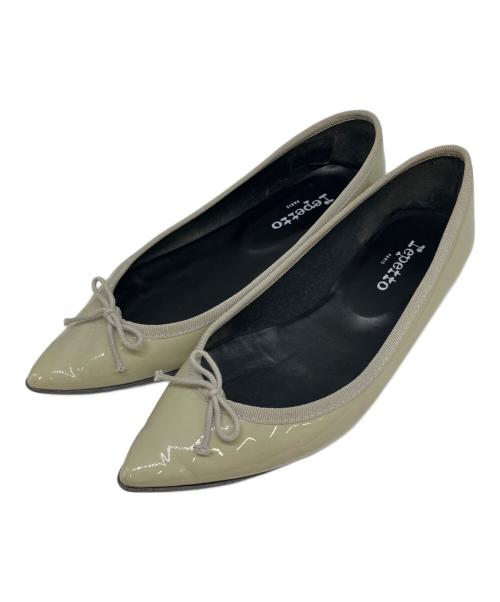 repetto（レペット）Repetto (レペット) フラットパンプス ベージュ サイズ:38の古着・服飾アイテム