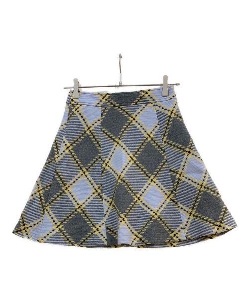 BLUE LABEL CRESTBRIDGE（ブルーレーベルクレストブリッジ）BLUE LABEL CRESTBRIDGE (ブルーレーベルクレストブリッジ) スカート グレー サイズ:34の古着・服飾アイテム