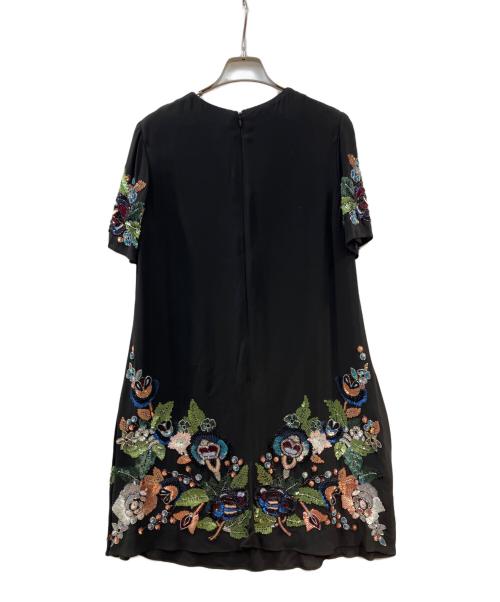 GRACE CONTINENTAL（グレースコンチネンタル）GRACE CONTINENTAL (（グレースコンチネンタル) スパンコールワンピース ブラック サイズ:36の古着・服飾アイテム