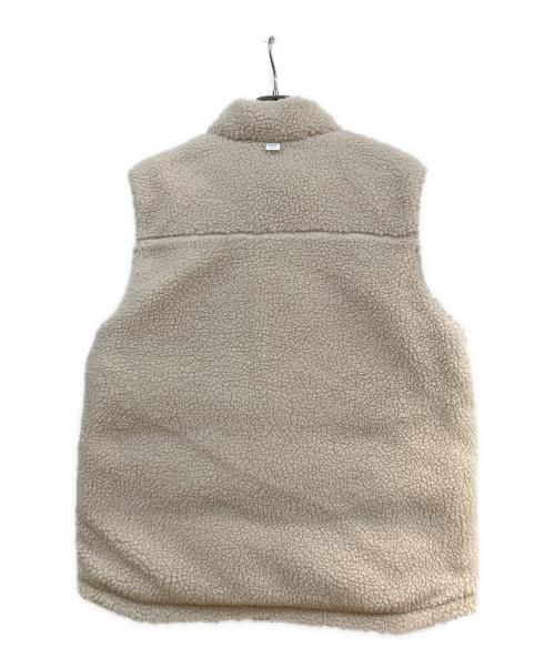 Patagonia（パタゴニア）Patagonia (パタゴニア) メンズ・リバーシブル・ビビー・ダウン・ベスト ブルー×ベージュ サイズ:Mの古着・服飾アイテム