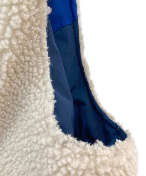 Patagonia（パタゴニア）Patagonia (パタゴニア) メンズ・リバーシブル・ビビー・ダウン・ベスト ブルー×ベージュ サイズ:Mの古着・服飾アイテム