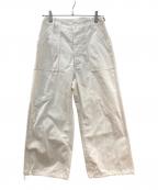 Spick and Spanスピック＆スパン）の古着「LOT No. SPML-003 FATIGUE PT ファティーグパンツ」｜アイボリー