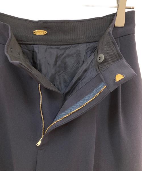 MUSE（ミューズ）MUSE (ミューズ) トリアセジョーゼット タックパンツ ネイビー サイズ:38の古着・服飾アイテム