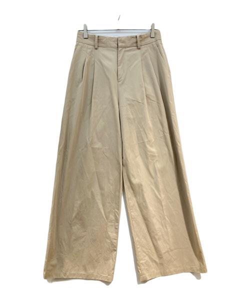 MUSE de Deuxieme Classe（ミューズ ドゥーズィエム クラス）MUSE de Deuxieme Classe (ミューズ ドゥーズィエム クラス) Cotton Wide パンツ ベージュ サイズ:38の古着・服飾アイテム