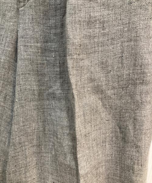 DEUXIEME CLASSE（ドゥーズィエム クラス）DEUXIEME CLASSE (ドゥーズィエム クラス) Dashingly リネンパンツ グレー サイズ:38の古着・服飾アイテム