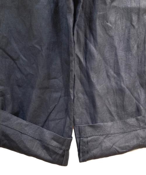 DEUXIEME CLASSE（ドゥーズィエム クラス）Deuxieme Classe (ドゥーズィエム クラス) OGLINEN タックパンツ ブラック サイズ:38の古着・服飾アイテム