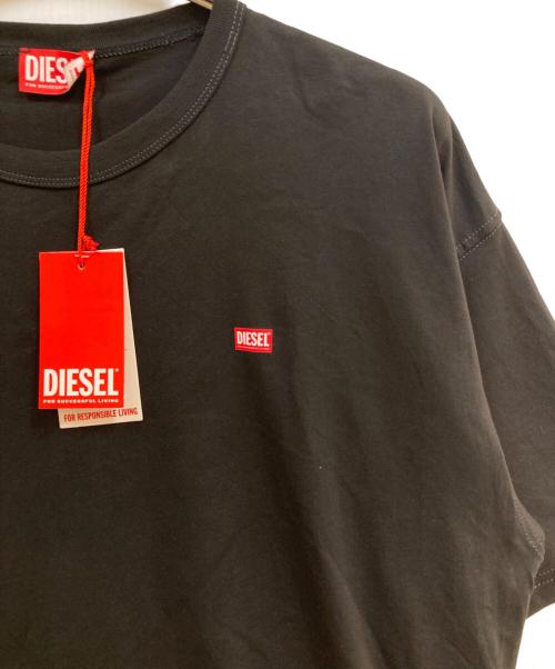 DIESEL（ディーゼル）DIESEL (ディーゼル) T BOXT スモールロゴTシャツ ブラック サイズ:Lの古着・服飾アイテム