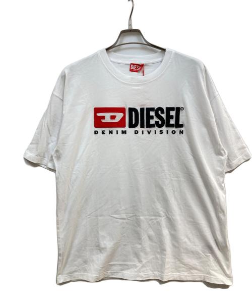 DIESEL（ディーゼル）DIESEL (ディーゼル) T-BOXT ロゴTシャツ ホワイト サイズ:Lの古着・服飾アイテム