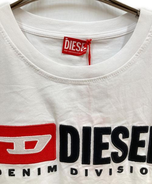 DIESEL（ディーゼル）DIESEL (ディーゼル) T-BOXT ロゴTシャツ ホワイト サイズ:Lの古着・服飾アイテム