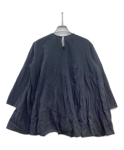 BEARDSLEY（ビアズリー）BEARDSLEY (ビアズリー) エスカルゴティアードチュニック ブラック サイズ:Freeの古着・服飾アイテム