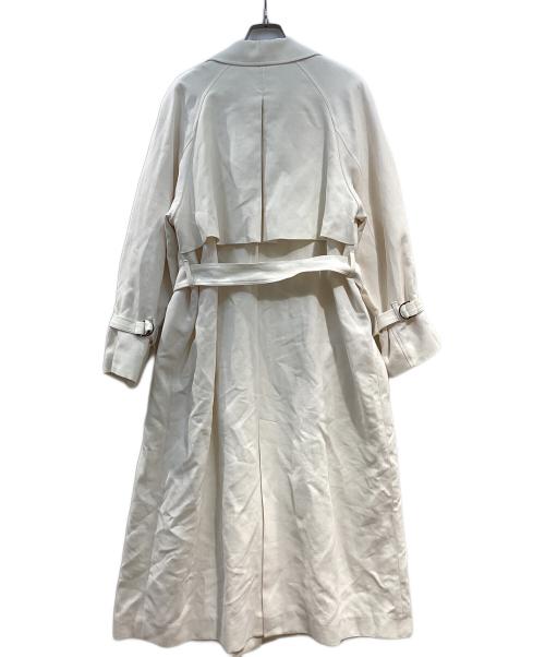 icB（アイシービー）icB (アイシービー) Couth トレンチコート ホワイト サイズ:36 未使用品の古着・服飾アイテム