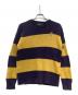 POLO RALPH LAUREN（ポロ・ラルフローレン）の古着「ボーダーニット」｜ネイビー×イエロー