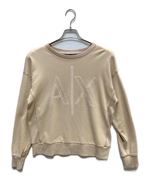 ARMANI EXCHANGE（アルマーニ エクスチェンジ）ARMANI EXCHANGE (アルマーニ エクスチェンジ) スウェット ベージュ サイズ:Ⅼの古着・服飾アイテム