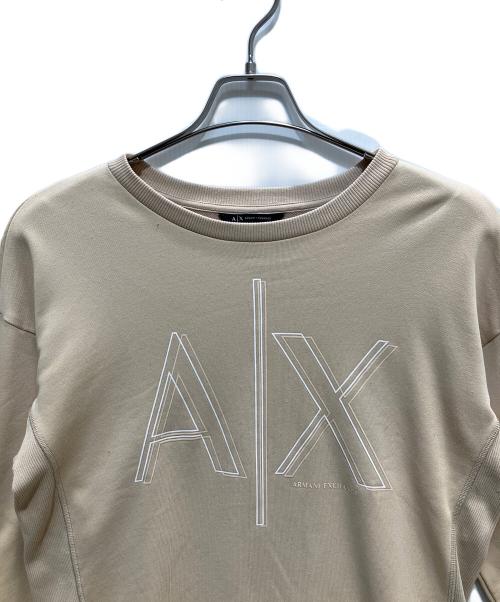 ARMANI EXCHANGE（アルマーニ エクスチェンジ）ARMANI EXCHANGE (アルマーニ エクスチェンジ) スウェット ベージュ サイズ:Ⅼの古着・服飾アイテム