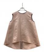 YOKO CHANヨーコチャン）の古着「ノースリーブブラウス」｜ベージュ