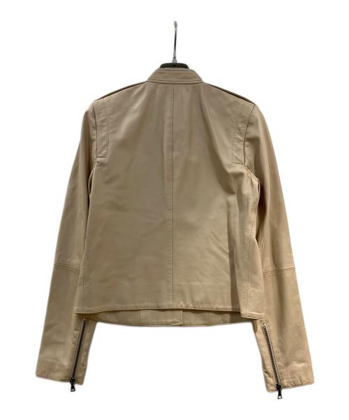 theory（セオリー）theory (セオリー) ラムレザージャケット ベージュ サイズ:Sの古着・服飾アイテム