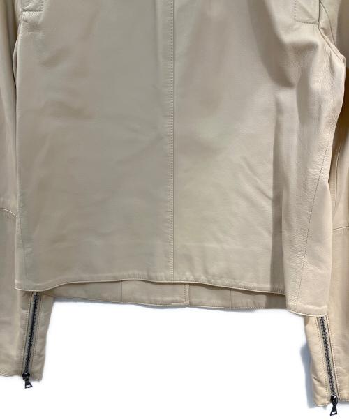 theory（セオリー）theory (セオリー) ラムレザージャケット ベージュ サイズ:Sの古着・服飾アイテム
