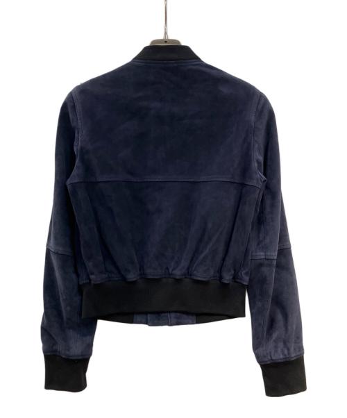 theory（セオリー）theory (セオリー) ラムスウェードブルゾン ネイビー サイズ:Sの古着・服飾アイテム
