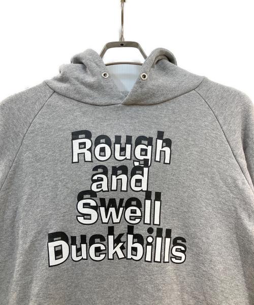 rough & swell（ラフアンドスウェル）rough & swell (ラフアンドスウェル) LOCO MOCO HOODIE プルオーバーパーカー グレー サイズ:XLの古着・服飾アイテム