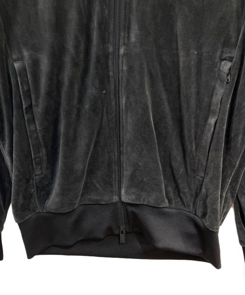 adidas（アディダス）adidas (アディダス) SST アディカラー ベロア トラックトップ グレー×ブラック サイズ:XLの古着・服飾アイテム