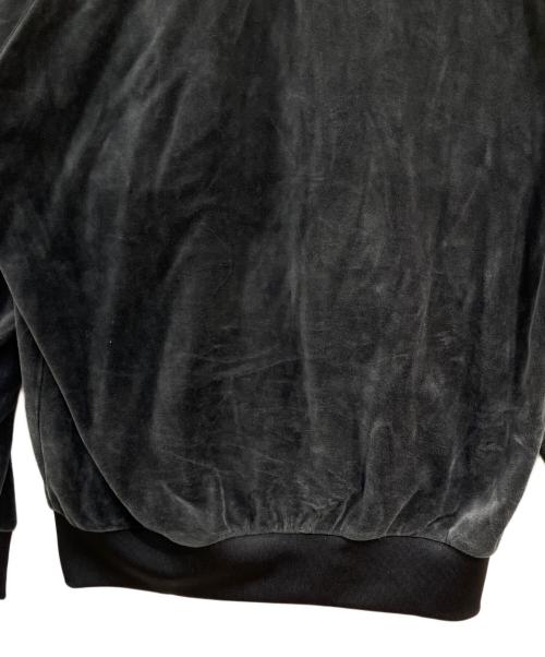 adidas（アディダス）adidas (アディダス) SST アディカラー ベロア トラックトップ グレー×ブラック サイズ:XLの古着・服飾アイテム