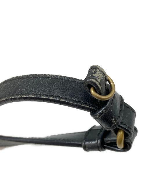 BOTTEGA VENETA（ボッテガベネタ）BOTTEGA VENETA (ボッテガベネタ) イントレチャートショルダーバッグ ブラックの古着・服飾アイテム