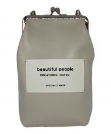 beautiful people（ビューティフルピープル）の古着「mini clasp pouch」｜ホワイト