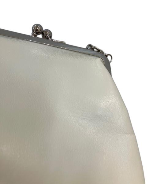 beautiful people（ビューティフルピープル）beautiful people (ビューティフルピープル) mini clasp pouch ホワイトの古着・服飾アイテム