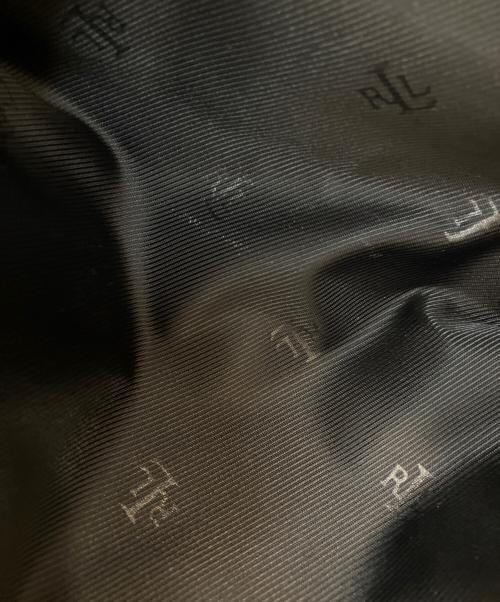 LAUREN RALPH LAUREN（ローレンラルフローレン）LAUREN RALPH LAUREN (ローレンラルフローレン) レザースクエアバッグ ブラックの古着・服飾アイテム