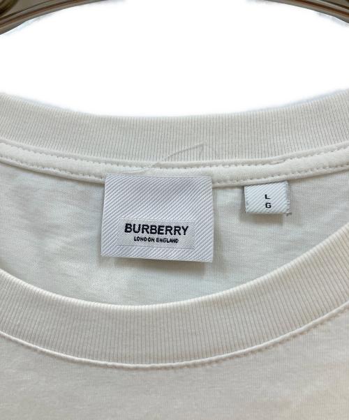 BURBERRY（バーバリー）BURBERRY (バーバリー) Tシャツ ホワイト サイズ:Ⅼの古着・服飾アイテム