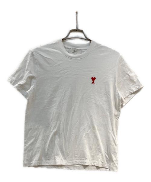 AMI Alexandre Mattiussi（アミアレクサンドルマテュッシ）AMI Alexandre Mattiussi (アミアレクサンドルマテュッシ) ロゴTシャツ ホワイト サイズ:Sの古着・服飾アイテム