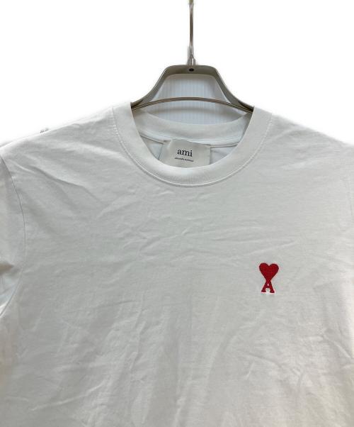 AMI Alexandre Mattiussi（アミアレクサンドルマテュッシ）AMI Alexandre Mattiussi (アミアレクサンドルマテュッシ) ロゴTシャツ ホワイト サイズ:Sの古着・服飾アイテム