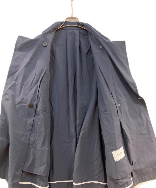 SLOBE IENA（スローブ イエナ）SLOBE IENA (スローブ イエナ) コットンニュアンストレンチコート ネイビー サイズ:38の古着・服飾アイテム