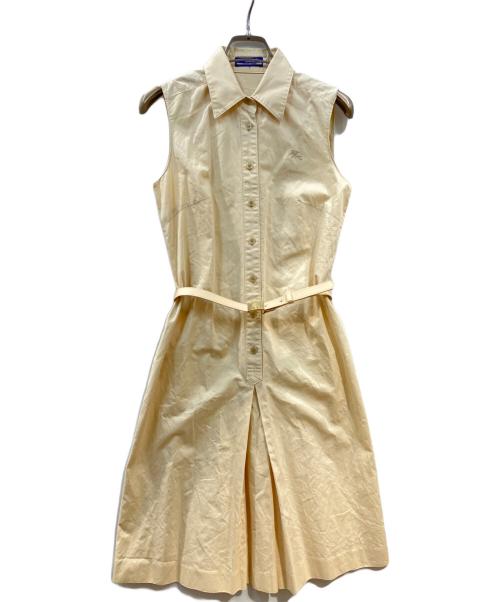 BURBERRY BLUE LABEL（バーバリー ブルー レーベル）BURBERRY BLUE LABEL (バーバリー ブルー レーベル) ノースリーブワンピース ベージュ サイズ:38の古着・服飾アイテム