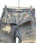 中古・古着 LEVI'S (リーバイス) ラブトゥーデス クラッシュリペア加工デニムパンツ インディゴ サイズ:71cm：9000円