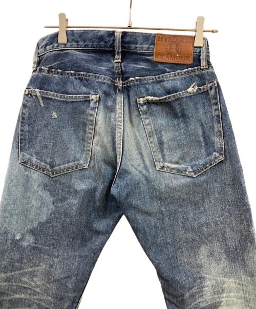 Hysteric Glamour（ヒステリックグラマー）Hysteric Glamour (ヒステリックグラマー) リペア加工デニム インディゴ サイズ:71cmの古着・服飾アイテム