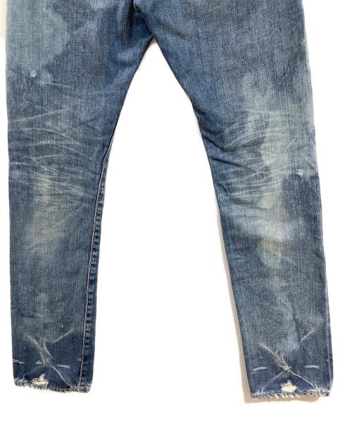 Hysteric Glamour（ヒステリックグラマー）Hysteric Glamour (ヒステリックグラマー) リペア加工デニム インディゴ サイズ:71cmの古着・服飾アイテム