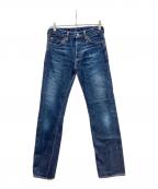 MOMOTARO JEANS桃太郎ジーンズ）の古着「出陣タイトストレートデニムパンツ」｜インディゴ